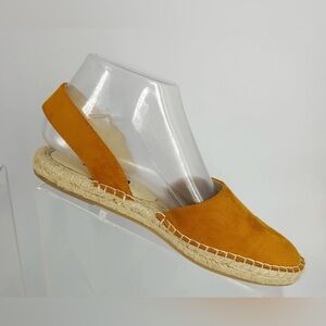 Zara Orange Espadrille Flats